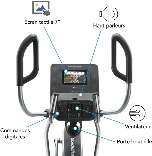 NORDICTRACK-Commercial 9.9 Connecté Ifit/ 22 Niveaux De Résistance - Velo elliptique-1