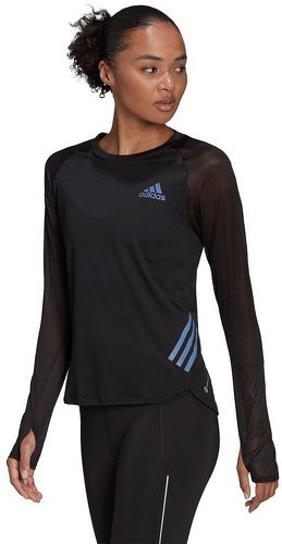 adidas Performance-T-shirt de running Parley Adizero Long Sleeve-1