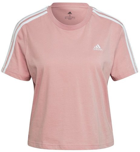 adidas Sportswear-T-shirt Essentials Loose 3-Stripes Cropped-0