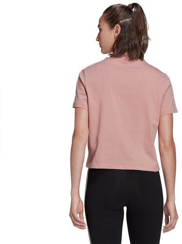 adidas Sportswear-T-shirt Essentials Loose 3-Stripes Cropped-1