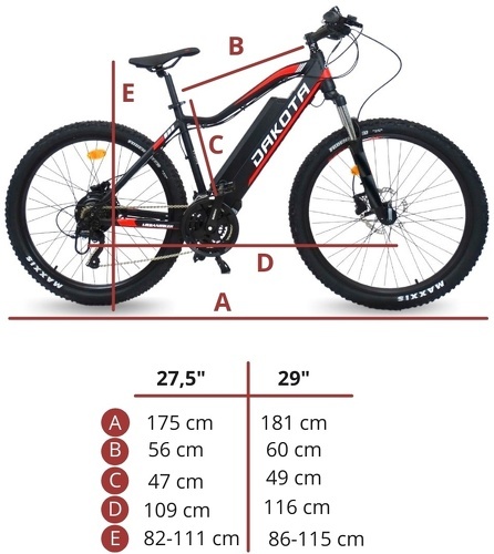 URBANBIKER-Dakota Roues 29", Batterie Lithium 48V (840 Wh), Moteur 250W, Freins Hydrauliques - VTT électriques-2