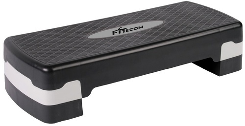 FITecom-Planche de Step Fitness Stepper Aérobic 2 Hauteur Réglable Antidérapant Plateforme Exercise-image-1