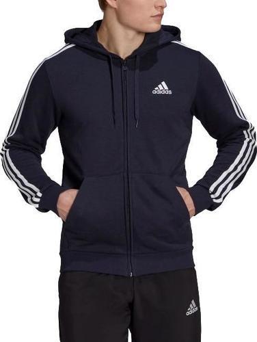 adidas Sportswear-adidas 3-Stripes French Terry Sweatjacket Men Men dark blue GK9033-image-1