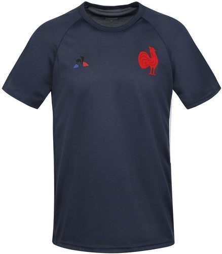 LE COQ SPORTIF-Tee shirt rugby France Rugby entrainement 2020/2021 adulte - Le Coq Sportif-image-1