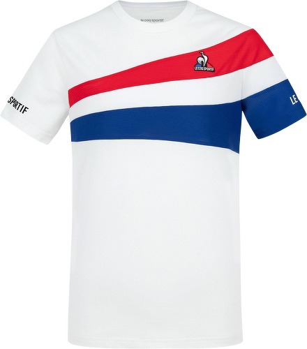 LE COQ SPORTIF-T-Shirt Le Coq Sportif Junior Blanc / Tricolore Paris-image-1