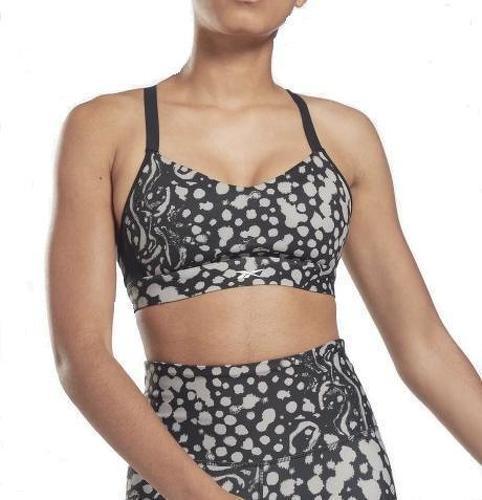 REEBOK-Sr Lux Strappy Bra Aop Ms - Brassière de fitness-0