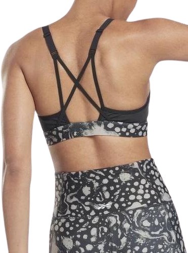 REEBOK-Sr Lux Strappy Bra Aop Ms - Brassière de fitness-2