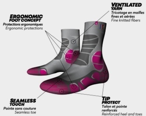 MONNET-Mid X-Light - Chaussettes de randonnée-3