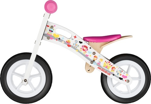 BIKESTAR-BIKESTAR Vélo Draisienne Enfants en bois pour garcons et filles de 2 - 3 ans | Vélo sans pédales évolutive 10 pouces | Blanc-1