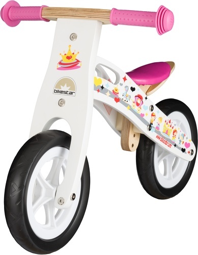 BIKESTAR-BIKESTAR Vélo Draisienne Enfants en bois pour garcons et filles de 2 - 3 ans | Vélo sans pédales évolutive 10 pouces | Blanc-4