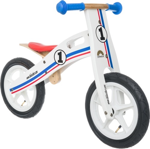 BIKESTAR-BIKESTAR Vélo Draisienne Enfants en bois pour garcons et filles de 3 - 4 ans | Vélo sans pédales évolutive 12 pouces | Blanc-0