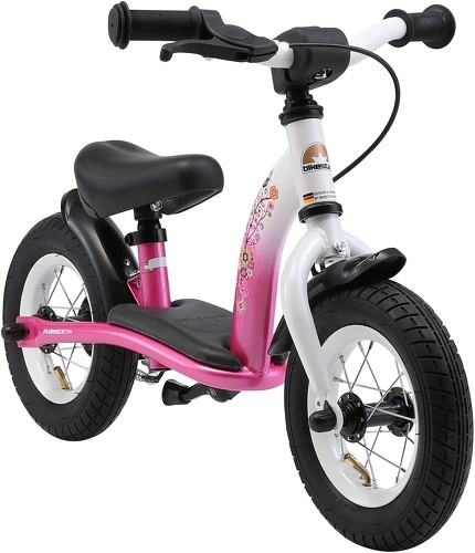 BIKESTAR-BIKESTAR Vélo Draisienne Enfants pour garcons et filles de 2 - 3 ans | Vélo sans pédales évolutive 10 pouces Classique | Rose & Blanc-image-1