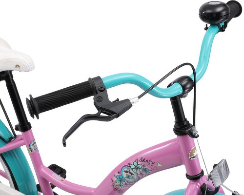 BIKESTAR-BIKESTAR Vélo enfant pour filles de 10 - 13 ans | Bicyclette enfant 24 pouces classique avec freins | Rose-4