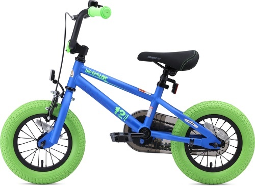 BIKESTAR-BIKESTAR Vélo enfant pour garcons et filles de 3 - 4 ans | Bicyclette enfant 12 pouces BMX avec freins | Noir & Bleu-3