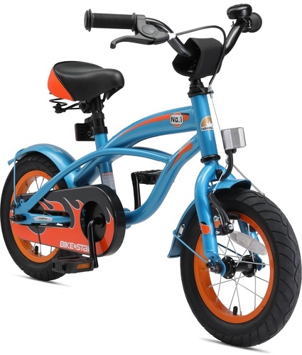 BIKESTAR-BIKESTAR Vélo enfant pour garcons et filles de 3 - 4 ans | Bicyclette enfant 12 pouces cruiser avec freins | Bleu-image-1