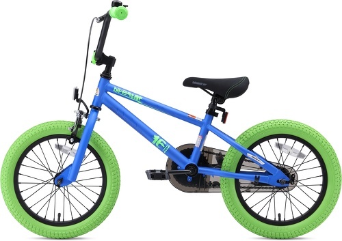 BIKESTAR-BIKESTAR Vélo enfant pour garcons et filles de 4 - 5 ans | Bicyclette enfant 16 pouces BMX avec freins | Noir & Bleu-3