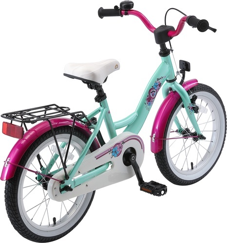 BIKESTAR-BIKESTAR Vélo enfant pour garcons et filles de 4 - 5 ans | Bicyclette enfant 16 pouces classique avec freins | Rose-3