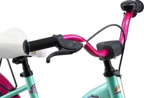 BIKESTAR-BIKESTAR Vélo enfant pour garcons et filles de 4 - 5 ans | Bicyclette enfant 16 pouces classique avec freins | Rose-4