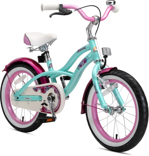 BIKESTAR-BIKESTAR Vélo enfant pour garcons et filles de 4 - 5 ans | Bicyclette enfant 16 pouces cruiser avec freins | Menthe-image-1