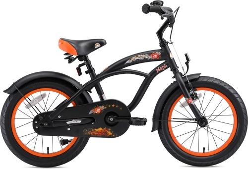 BIKESTAR-BIKESTAR Vélo enfant pour garcons et filles de 4 - 5 ans | Bicyclette enfant 16 pouces cruiser avec freins-1