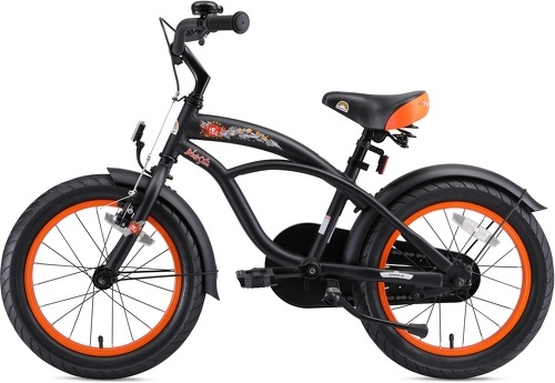 BIKESTAR-BIKESTAR Vélo enfant pour garcons et filles de 4 - 5 ans | Bicyclette enfant 16 pouces cruiser avec freins-2