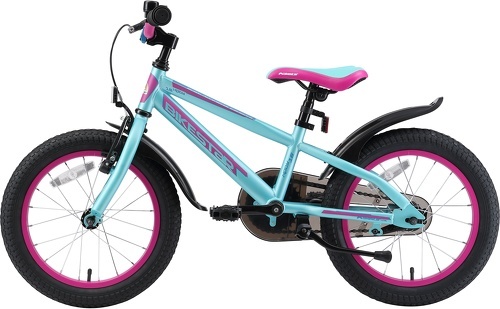 BIKESTAR-BIKESTAR Vélo enfant pour garcons et filles de 4 - 5 ans | Bicyclette enfant 16 pouces Mountainbike avec freins | Noir & Vert-2