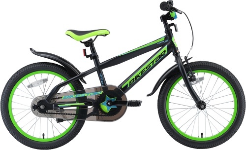 BIKESTAR-BIKESTAR Vélo enfant pour garcons et filles de 5 - 7 ans | Bicyclette enfant 18 pouces VTT avec freins-1