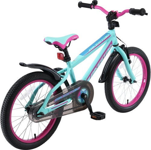 BIKESTAR-BIKESTAR Vélo enfant pour garcons et filles de 5 - 7 ans | Bicyclette enfant 18 pouces VTT avec freins-3