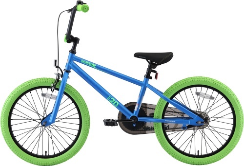 BIKESTAR-BIKESTAR Vélo enfant pour garcons et filles de 6 ans | Bicyclette enfant 20 pouces BMX avec freins | Noir & Bleu-2