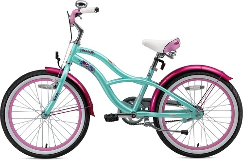 BIKESTAR-BIKESTAR Vélo enfant pour garcons et filles de 6 ans | Bicyclette enfant 20 pouces cruiser avec freins | Bleu-2