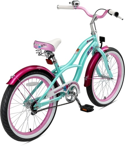 BIKESTAR-BIKESTAR Vélo enfant pour garcons et filles de 6 ans | Bicyclette enfant 20 pouces cruiser avec freins | Bleu-3