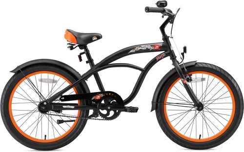 BIKESTAR-BIKESTAR Vélo enfant pour garcons et filles de 6 ans | Bicyclette enfant 20 pouces cruiser avec freins | Bleu-1