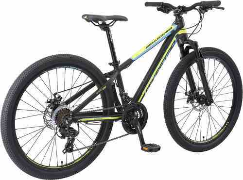 BIKESTAR-BIKESTAR VTT en aluminium, frein à disque, 21 vitesses Shimano, 26 pouces | Mountainbike suspension avant cadre 13", 16 pouces | Blanc-2