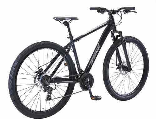 BIKESTAR-BIKESTAR VTT en aluminium, frein à disque, 21 vitesses Shimano, 29 pouces | Mountainbike cadre 19" pouces MTB suspension avant | Bleu Marron-2