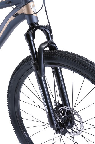 BIKESTAR-BIKESTAR VTT en aluminium, frein à disque, 21 vitesses Shimano, 29 pouces | Mountainbike cadre 19" pouces MTB suspension avant | Bleu Marron-4