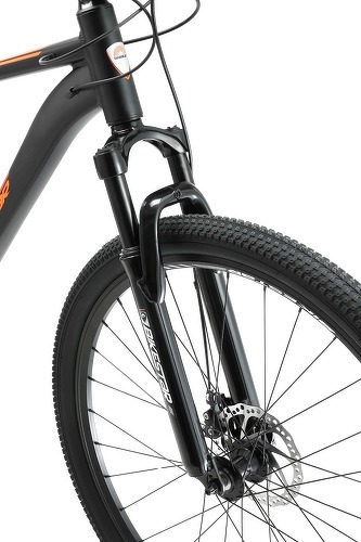 BIKESTAR-BIKESTAR VTT en aluminium, frein à disque, 21 vitesses Shimano, 29 pouces | Mountainbike cadre 19" pouces MTB suspension avant | Bleu Marron-3
