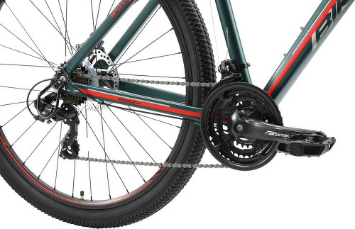 BIKESTAR-BIKESTAR VTT en aluminium, frein à disque, 21 vitesses Shimano, 29 pouces | Mountainbike cadre 19" pouces MTB suspension avant | Bleu Marron-4