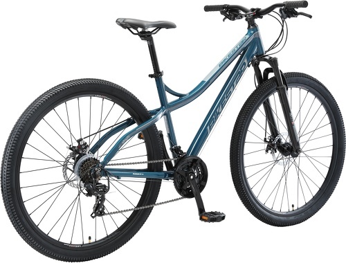 BIKESTAR-BIKESTAR VTT en aluminium, frein à disque, 21 vitesses Shimano, 29 pouces | Mountainbike suspension avant cadre 18 pouces | Gris Jaune-4