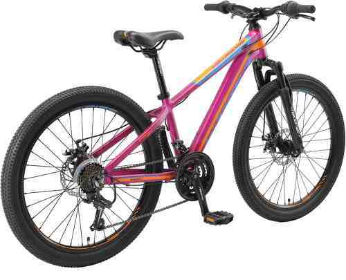 BIKESTAR-BIKESTAR VTT Vélo tout terrain 24" pour enfants de 10 - 13 ans | Bicyclette cadre 12.5 pouces 21 vitesses Shimano, hardtail, Freins Disc | Turquoise-2