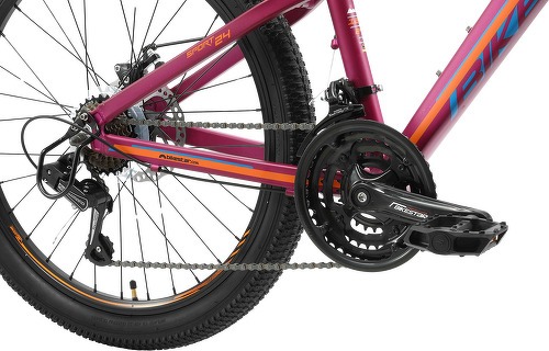 BIKESTAR-BIKESTAR VTT Vélo tout terrain 24" pour enfants de 10 - 13 ans | Bicyclette cadre 12.5 pouces 21 vitesses Shimano, hardtail, Freins Disc | Turquoise-4