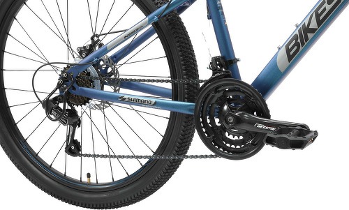 BIKESTAR-BIKESTAR VTT Vélo tout terrain, frein à disque, 21 vitesses Shimano, 26 pouces | Mountainbike tout suspendu integral cadre 15 pouces | Menthe-3