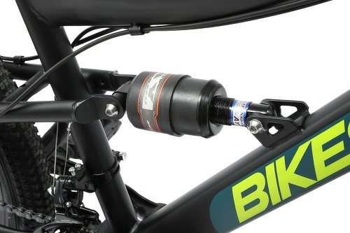 BIKESTAR-BIKESTAR VTT Vélo tout terrain, frein à disque, 21 vitesses Shimano, 26 pouces | Mountainbike tout suspendu integral cadre 15 pouces | Menthe-3