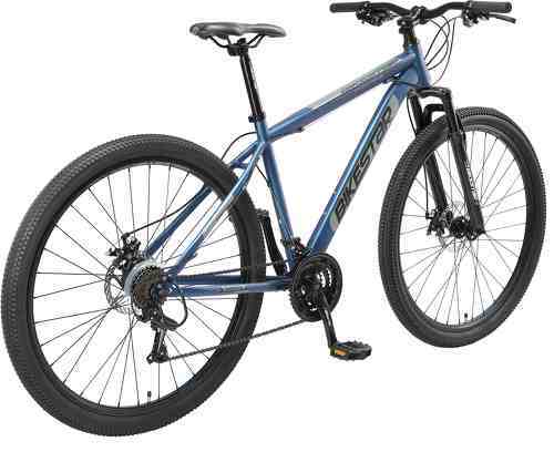 BIKESTAR-BIKESTAR VTT Vélo tout terrain, frein à disque, 21 vitesses Shimano, 29 pouces | Mountainbike suspension avant cadre 19 pouces | Menthe-2