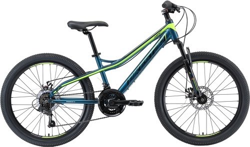 BIKESTAR-BIKESTAR VTT Vélo tout terrain pour enfants de 10 - 13 ans | Bicyclette 24 pouces 21 vitesses Shimano, hardtail, Freins Disc, Suspension-2