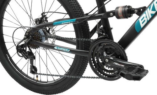 BIKESTAR-BIKESTAR VTT Vélo tout terrain tout suspendu pour enfants de 8 ans | Bicyclette 24 pouces, cadre 13", 7 vitesses Shimano, Freins Disque-4