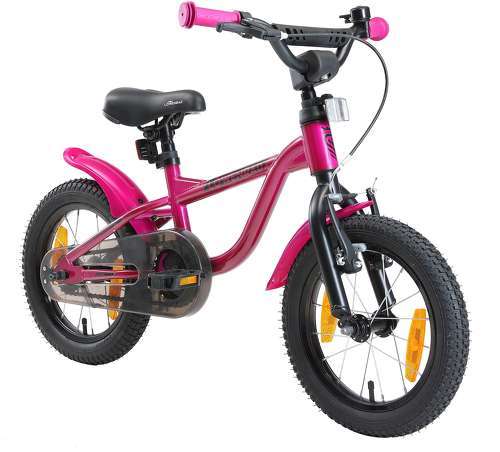 LÖWENRAD-LÖWENRAD Vélo enfant pour garcons et filles de 3-4 ans | Bicyclette enfant 14" pouces avec freins | Berry-image-1