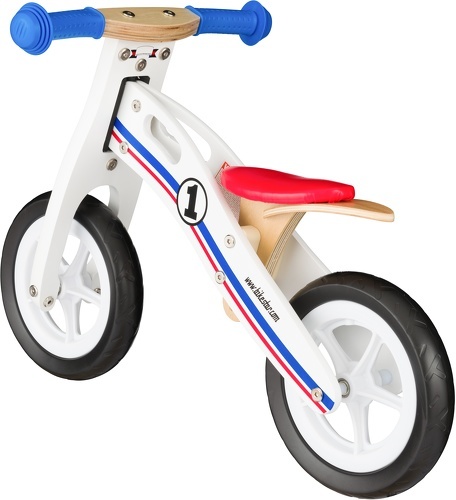 BIKESTAR-BIKESTAR Vélo Draisienne Enfants en bois pour garcons et filles de 2 - 3 ans | Vélo sans pédales évolutive 10 pouces | Blanc-2