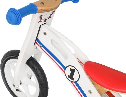 BIKESTAR-BIKESTAR Vélo Draisienne Enfants en bois pour garcons et filles de 3 - 4 ans | Vélo sans pédales évolutive 12 pouces | Blanc-2