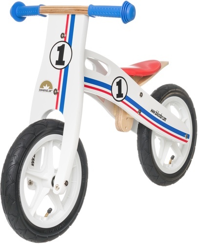 BIKESTAR-BIKESTAR Vélo Draisienne Enfants en bois pour garcons et filles de 3 - 4 ans | Vélo sans pédales évolutive 12 pouces | Blanc-3