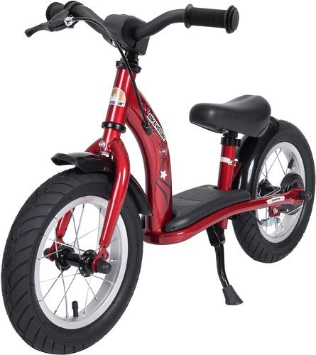 BIKESTAR-BIKESTAR Vélo Draisienne Enfants pour garcons et filles de 3 - 4 ans | Vélo sans pédales évolutive 12 pouces classique | Rouge-3